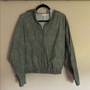 Green Hooded Women's Jacket